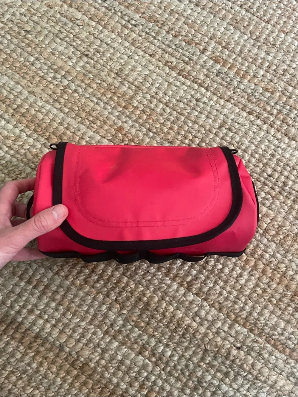 The North Face Red and Black Toiletry Bag - Picture 3 of 5